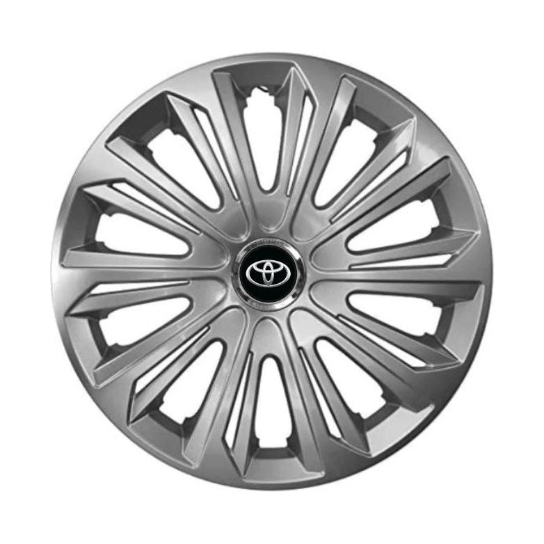 Комплект 4 таса Strong сребристи, лакирани R16, съвместими с Toyota