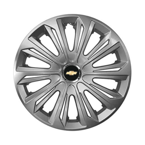 Set 4 capace roti Strong silver varnished R16 Compatibil Cu Chevrolet
