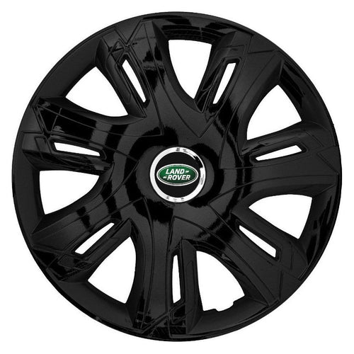 Set 4 capace roti Supernova black laquered R14 Compatibil Cu Land Rover