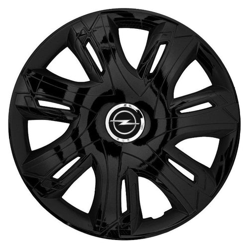 Комплект 4 таса Supernova black laquered R15, съвместими с Opel