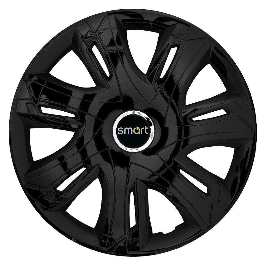 4 darabos Supernova fekete lakkozott R16 keréktárcsa készlet, Smart kompatibilis