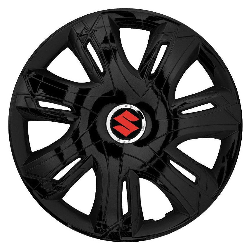 4 darabos Supernova fekete lakkozott keréktárcsa készlet R16 Suzuki kompatibilis