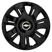 Set 4 capace roti Supernova black laquered R16 Compatibil Cu Chevrolet