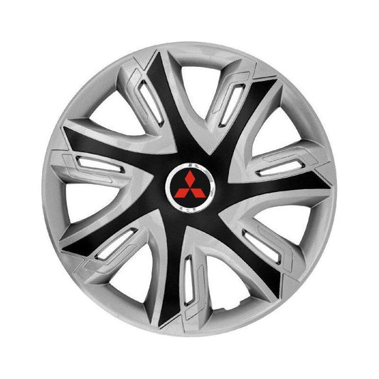 Set 4 capace roti Supernova silver/black R14 Compatibil Cu Mitsubishi
