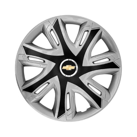 Set 4 capace roti Supernova silver/black R15 Compatibil Cu Chevrolet