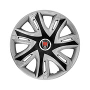 Set 4 capace roti Supernova silver/black R16 pentru gama auto Rover