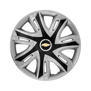 Set 4 capace roti Supernova silver/black R16 Compatibil Cu Chevrolet
