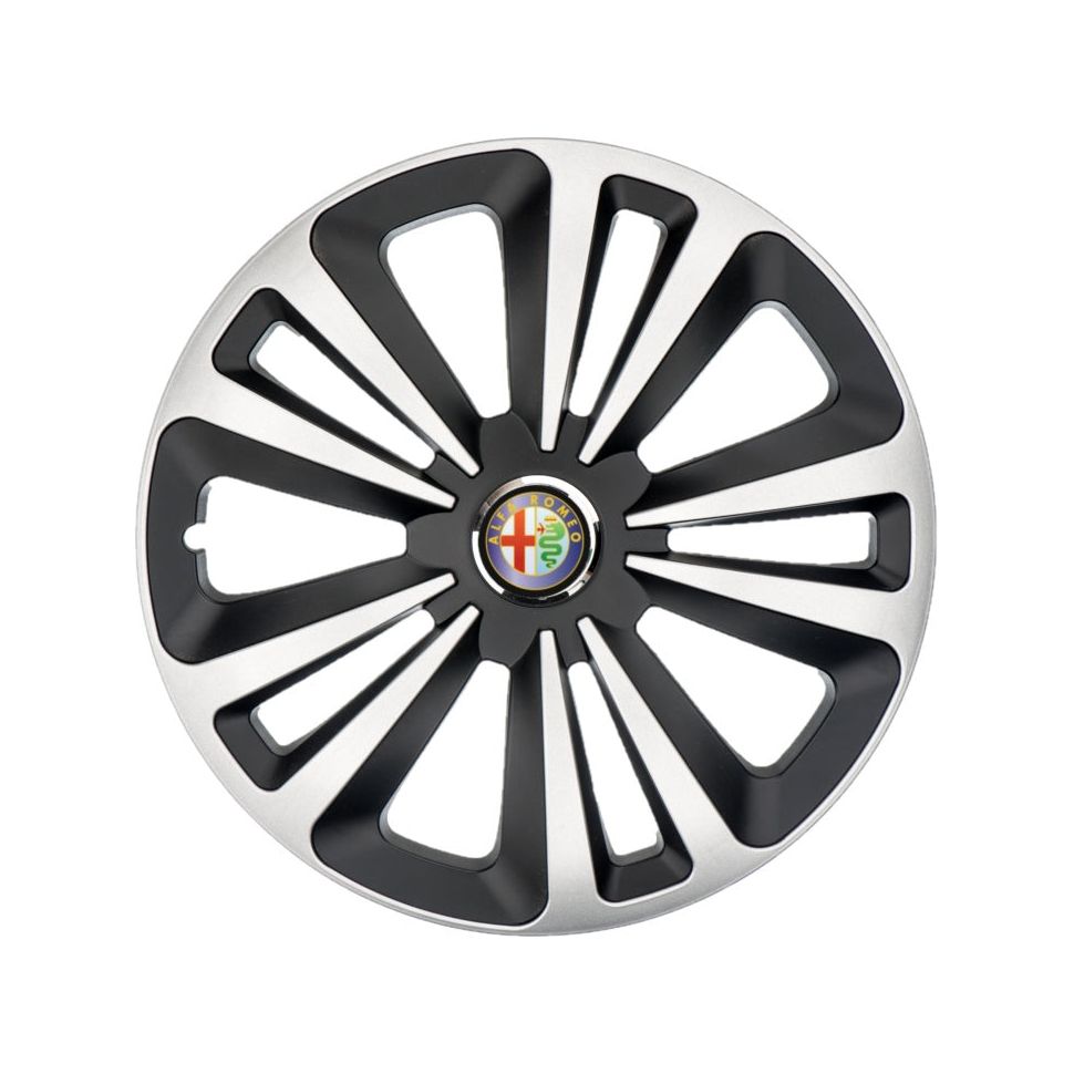 Set 4 Capace Roti Terra Gri-Negru R14, pentru gama auto Alfa Romeo