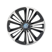Set 4 Capace Roti Terra Gri-Negru R14 Compatibil Cu Volkswagen