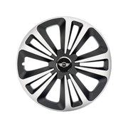 Set 4 Capace Roti Terra Gri-Negru R15, Compatibil Cu Mini Cooper