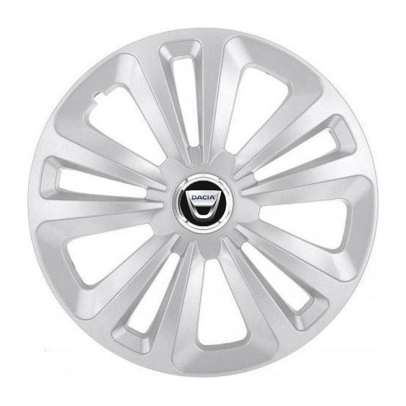 Set 4 Capace Roti Terra Gri R14, pentru Dacia