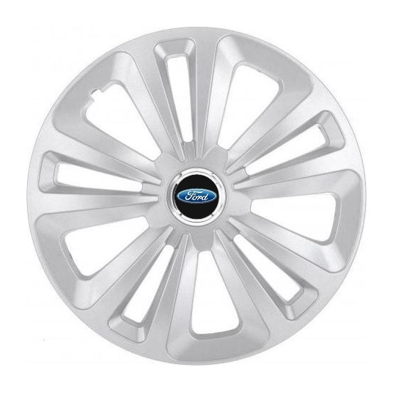 Set 4 Capace Roti Terra Gri R14, pentru Ford