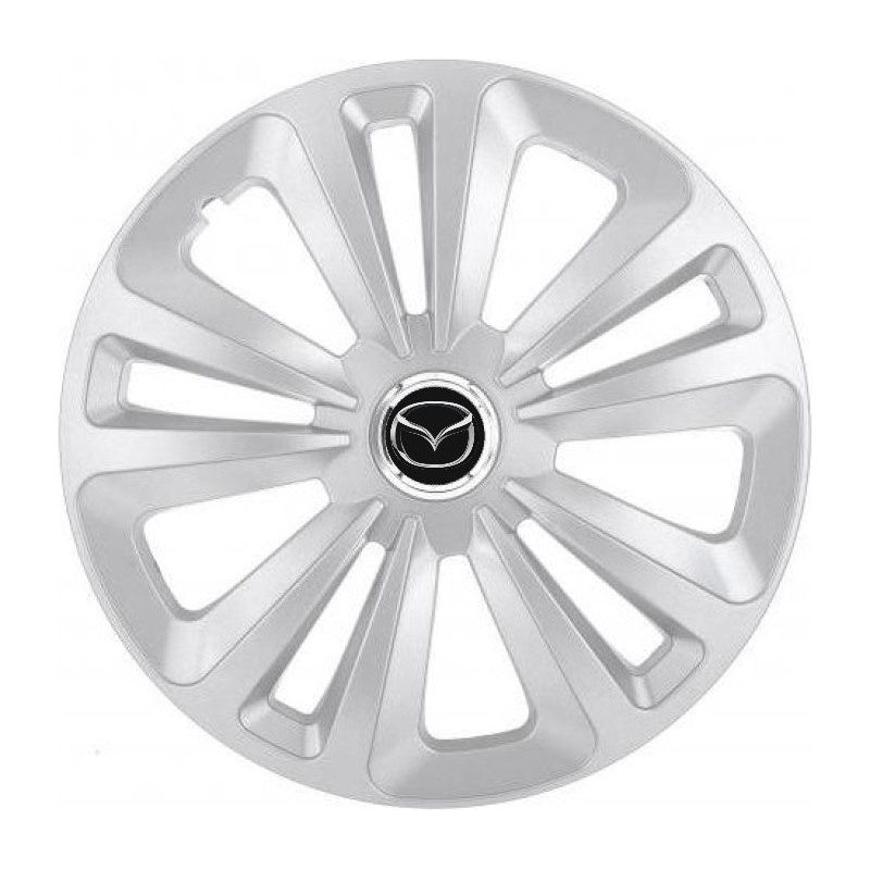 Set 4 Capace Roti Terra Gri R14, pentru Mazda