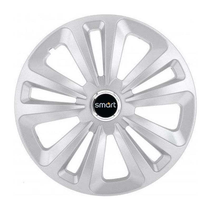 Set 4 Capace Roti Terra Gri R14, pentru Smart