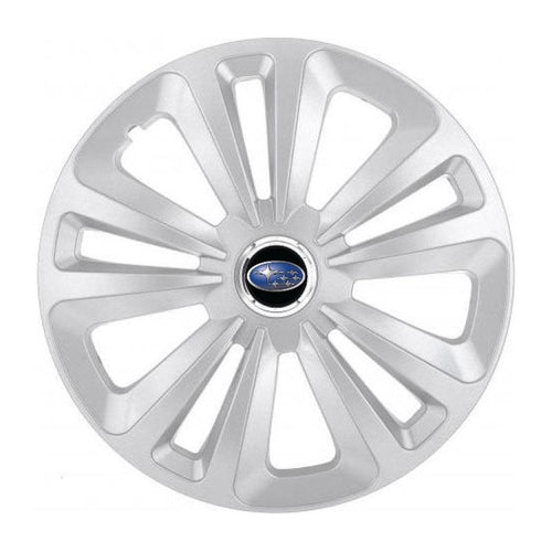 Set 4 Capace Roti Terra Gri R14, pentru Subaru