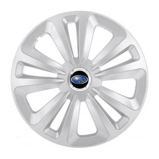 Set 4 Capace Roti Terra Gri R14, pentru Subaru