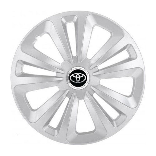 Set 4 Capace Roti Terra Gri R14, pentru Toyota