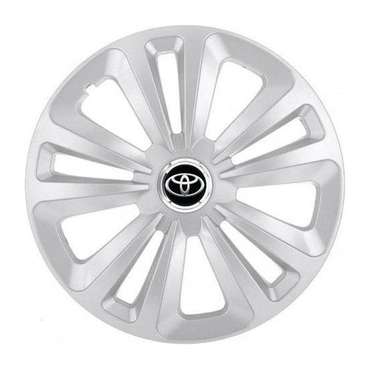 Set 4 Capace Roti Terra Gri R14, pentru Toyota