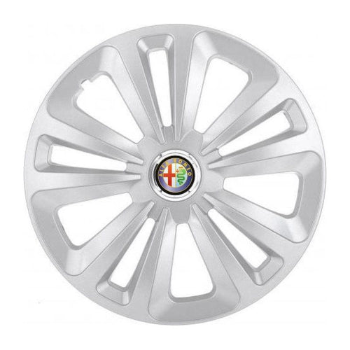 Set 4 Capace Roti Terra Gri R15 pentru Alfa Romeo