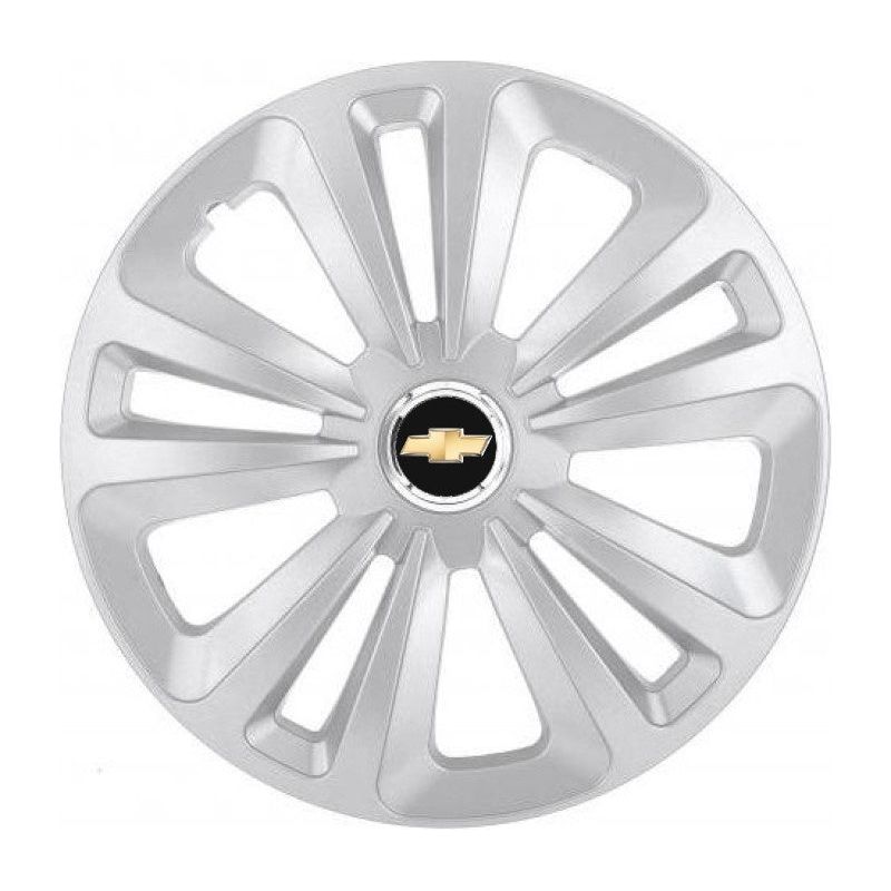 Set 4 Capace Roti Terra Gri R15 pentru Chevrolet