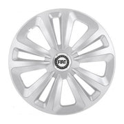 Set 4 Capace Roti Terra Gri R15 pentru Fiat