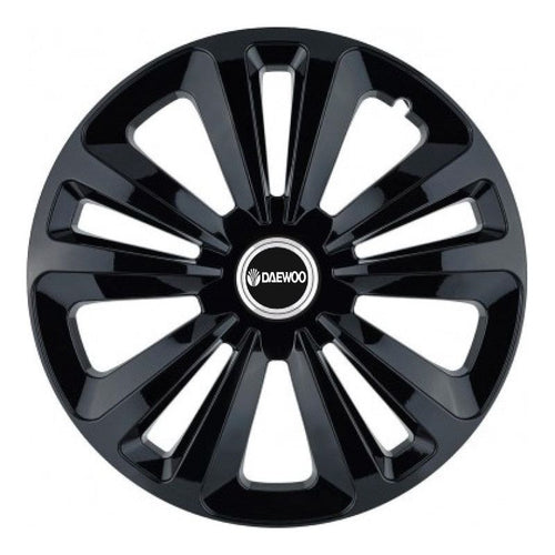 Set 4 Capace Roti Terra Negru R15, pentru Daewoo