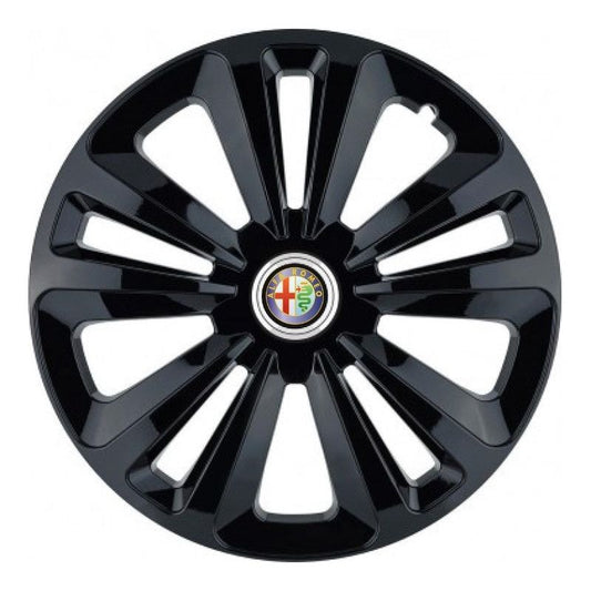 Set 4 Capace Roti Terra Negru R16, pentru Alfa Romeo
