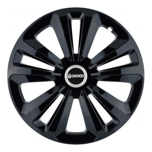 Set 4 Capace Roti Terra Negru R16, pentru Daewoo