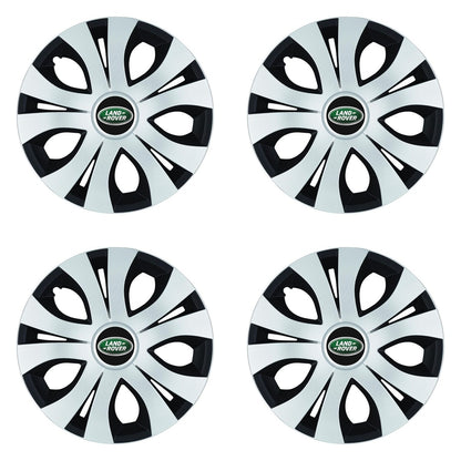 Set 4 Capace Roti Top Gri-Negru R15, Compatibil Cu Land Rover