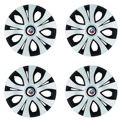Set 4 Capace Roti Top Gri-Negru R16, Compatibil Cu BMW Nou