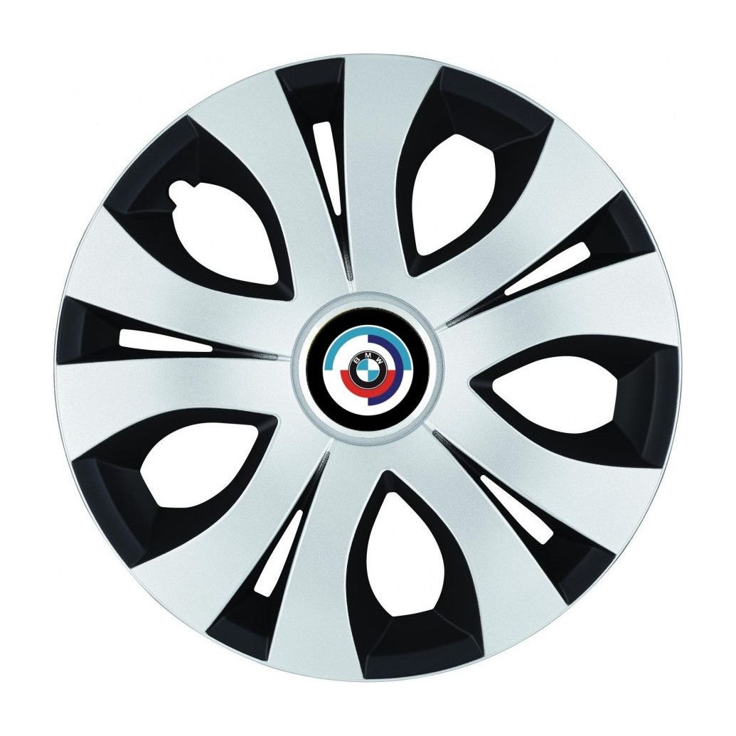 Set 4 Capace Roti Top Gri-Negru R16, Compatibil Cu BMW Nou