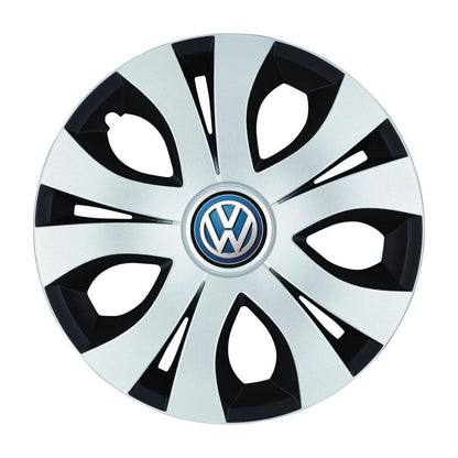 Комплект 4 таса Top сиво-черни R16, съвместими с Volkswagen