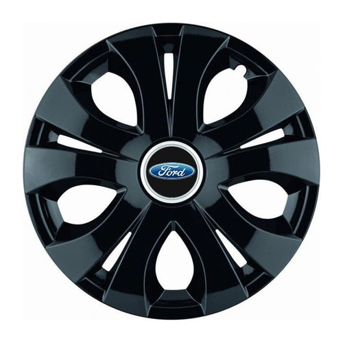 Set 4 Capace Roti Top Negru R14, Compatibil Cu Ford