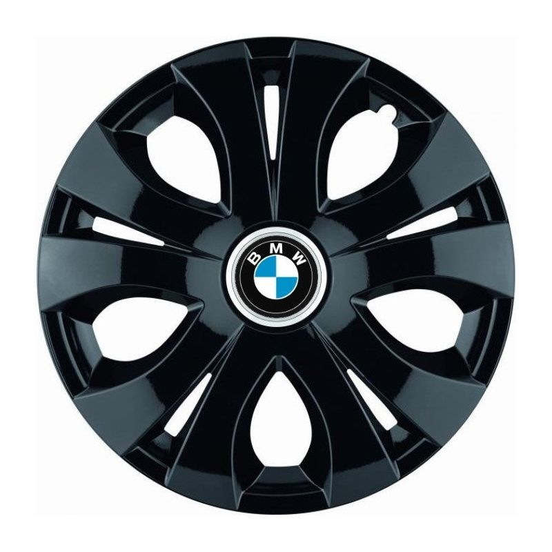 Set 4 Capace Roti Top Negru R15, Compatibil Cu BMW