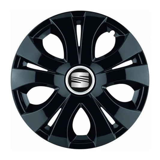Комплект 4 таса Top Negru R16, съвместими със Seat