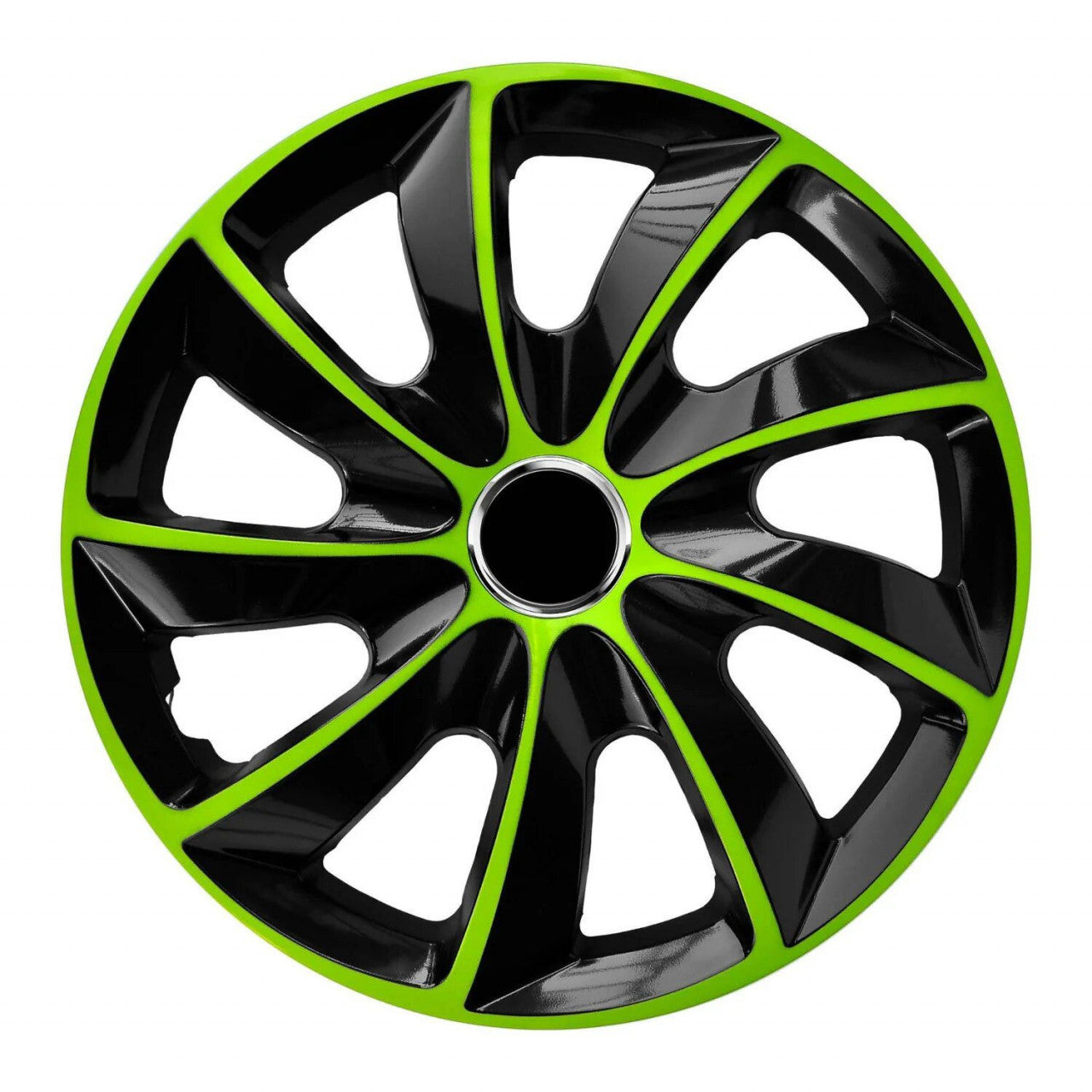 SET 4 CAPACE STIG EXTRA GREEN/BLACK R14