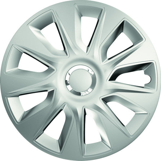 4 darabos Stratos szürke R15 kerékborítás készlet