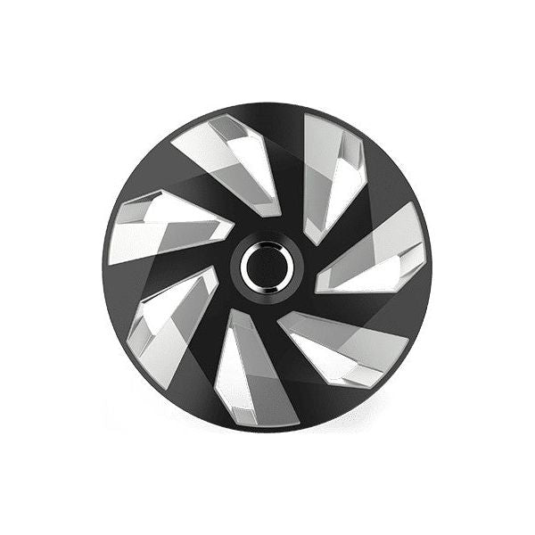 SET 4 CAPACE VECTOR SILVER&amp;BLACK R16