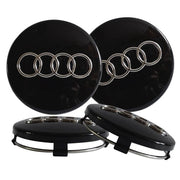 Set 4 Capace Janta Aliaj AUDI 60MM NEGRU