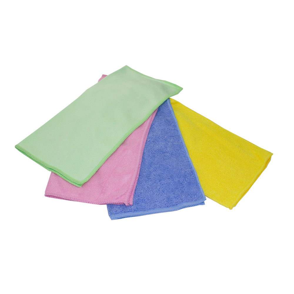 Set 4 lavete microfibră 30x30cm Carguard