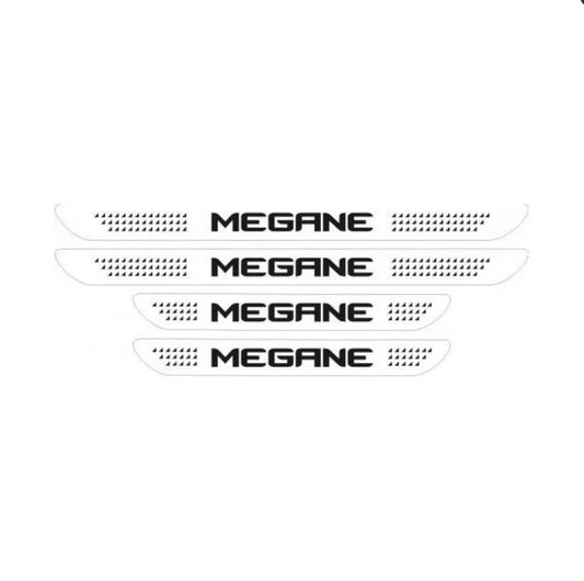 Set 4 stickere protectie praguri pentru Renault Megane v1, Creative Rey®