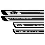 Set 4 stickere protectii praguri gri pentru Ford, Creative Rey®