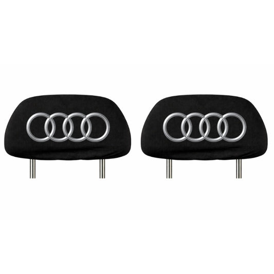 Set 5 huse tetiere negre, pentru gama auto AUDI