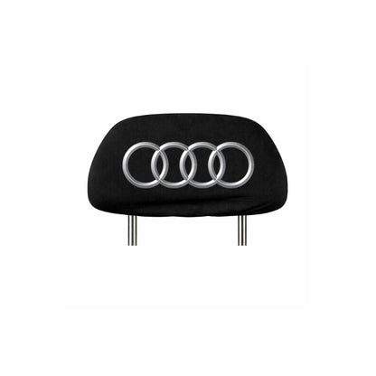 Set 5 huse tetiere negre, pentru gama auto AUDI