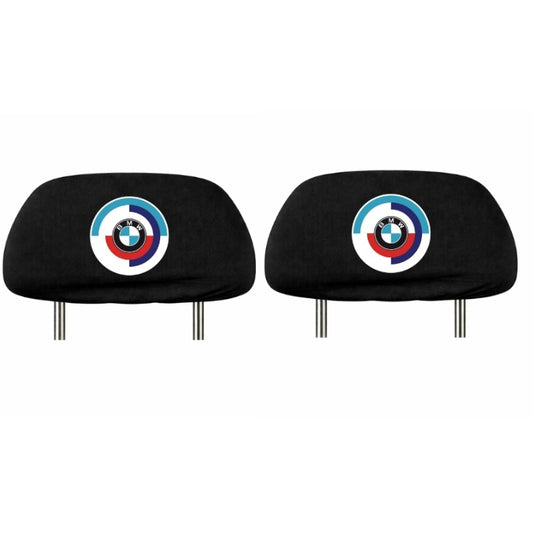Set 5 huse tetiere negre, pentru gama auto BMW ANIVERSAR