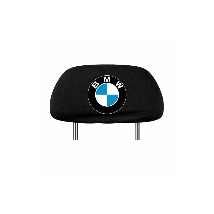 Set 5 huse tetiere negre, pentru gama auto BMW