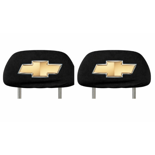 Set 5 huse tetiere negre, pentru gama auto CHEVROLET