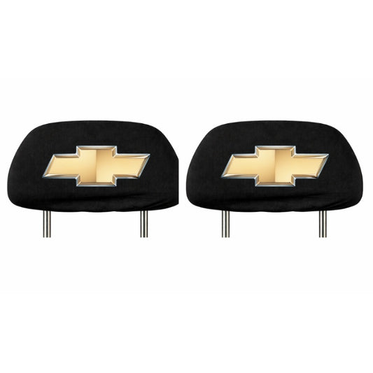 Set 5 huse tetiere negre, pentru gama auto CHEVROLET