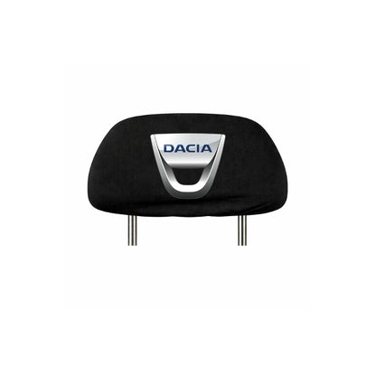 Set 5 huse tetiere negre, pentru gama auto DACIA