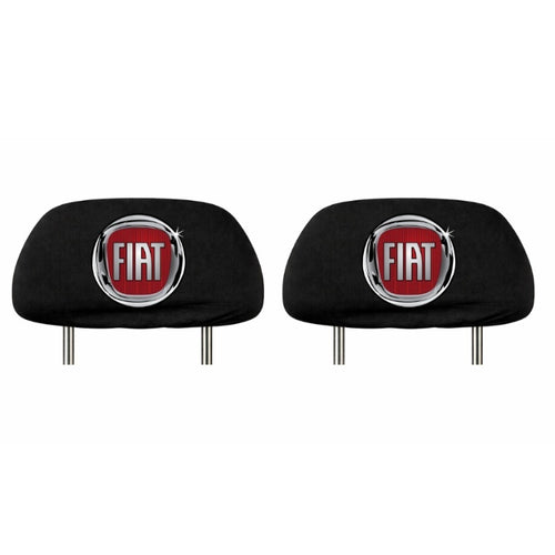 Set 5 huse tetiere negre, pentru gama auto FIAT
